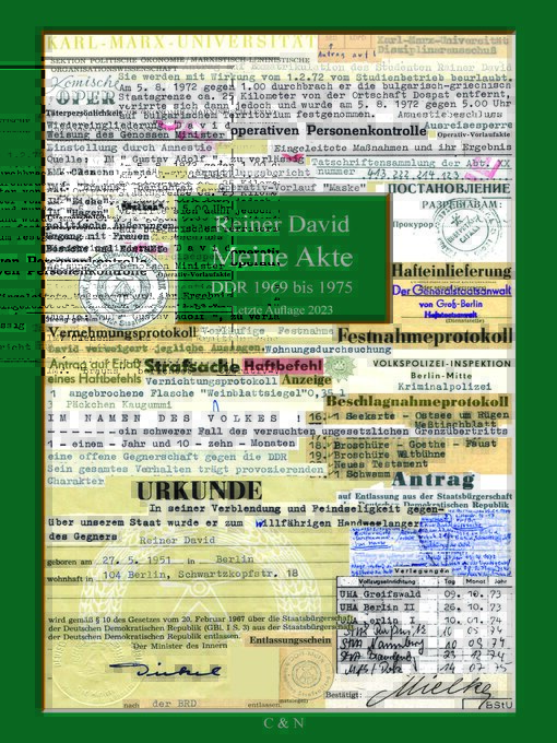 Title details for Meine Akte--DDR 1969 bis 1975--Letzte Auflage 2023 by Reiner David - Available